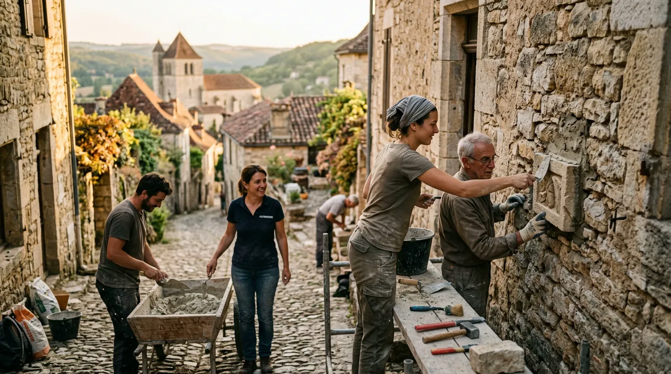 Restauration patrimoniale du village historique de Paguignan